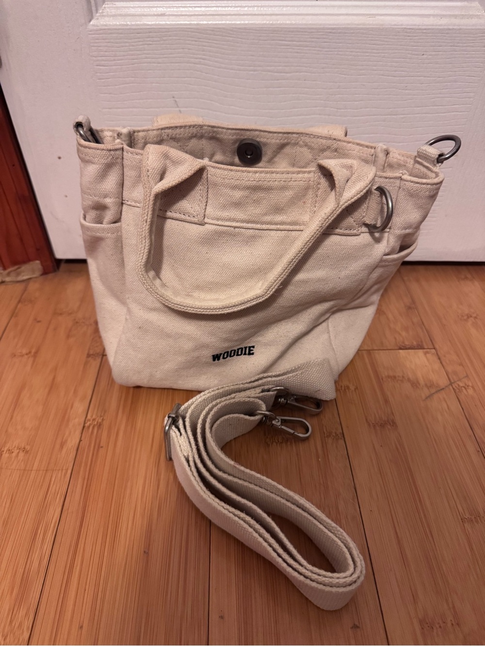 🤍 WOODIE CANVAS TOTE BAG 🤍